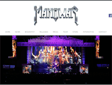 Tablet Screenshot of manowar.com