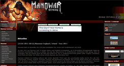 Desktop Screenshot of manowar.at