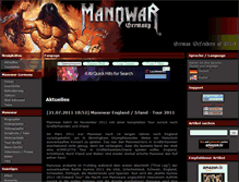 Tablet Screenshot of manowar.at